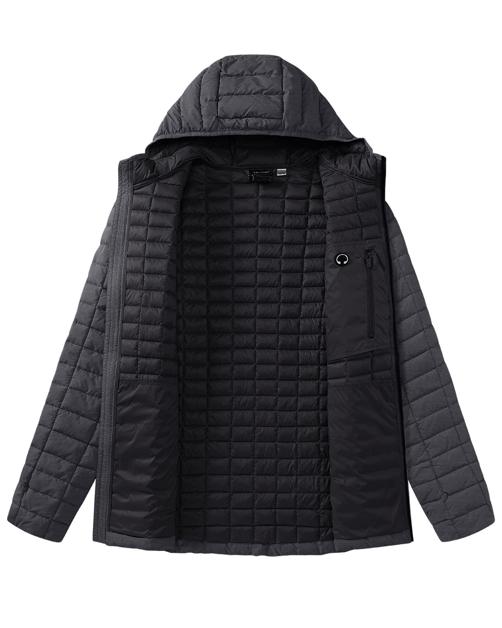 Men's Packable Thermoliter™ 3000 mm W/P Index Puffer Jacket with 5 Pockets - 33,000ft