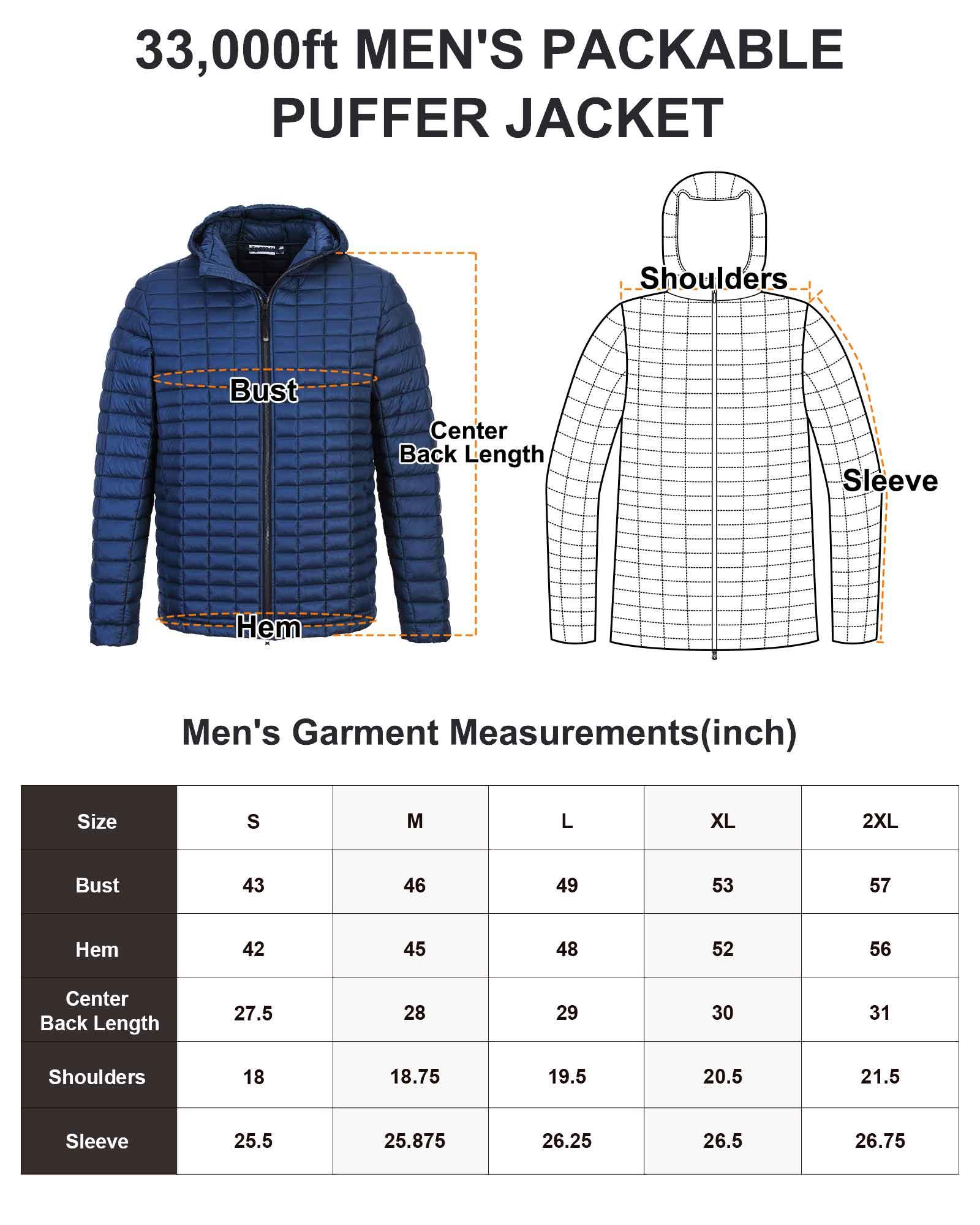 Men's 1.32lb Thermoliter™ Down Hoodie with 5 Pockets - 33,000ft