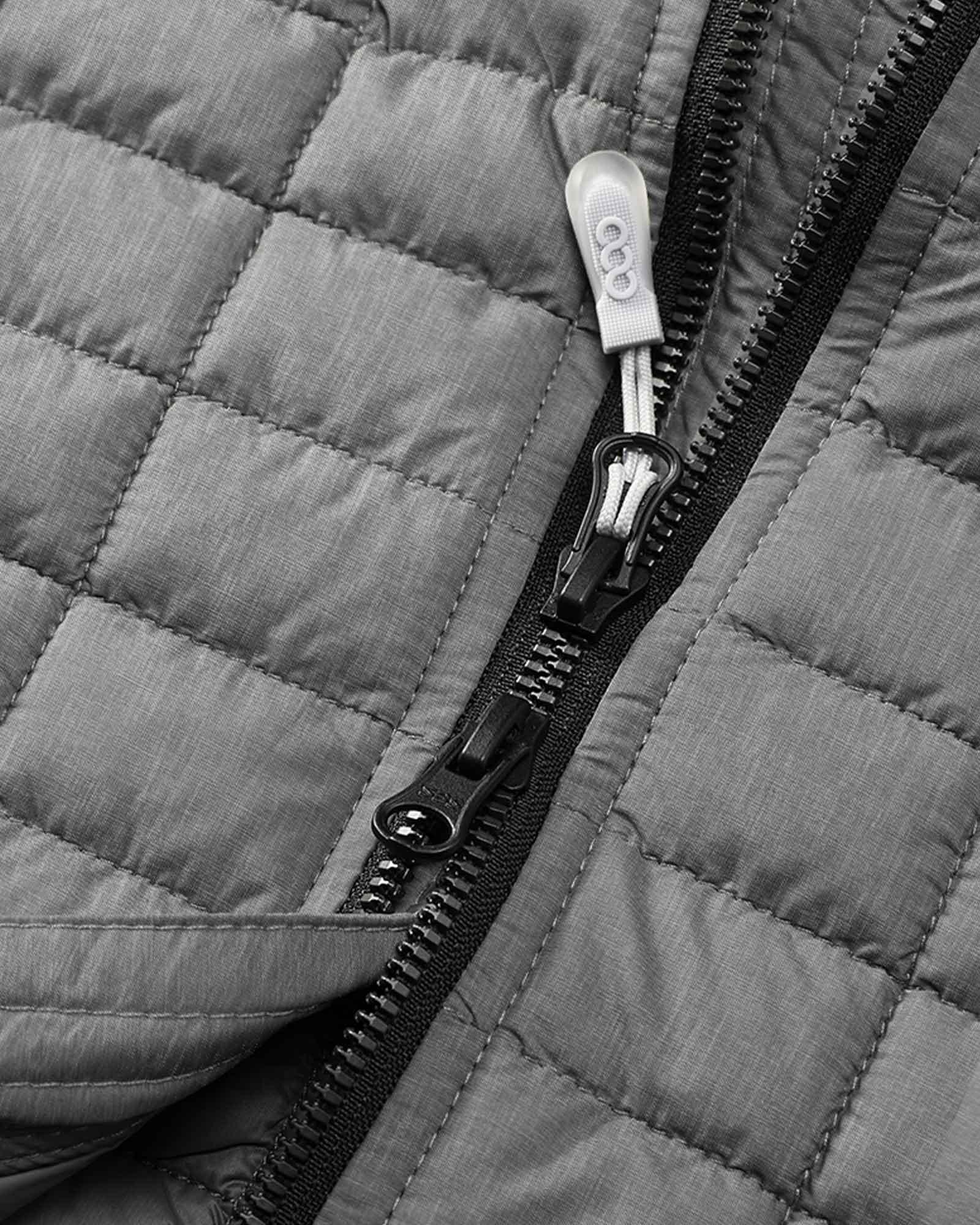 Men's Packable Thermoliter™ 3000 mm W/P Index Puffer Jacket with 5 Pockets - Smooth-2-way-front -zipper