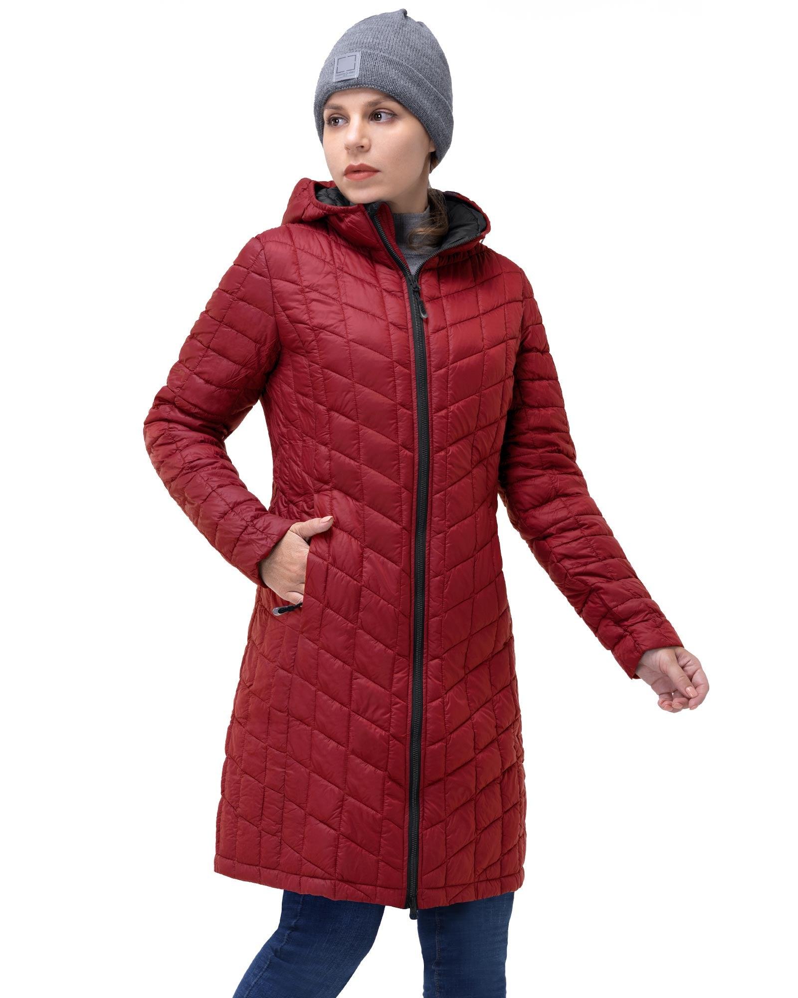 Women's-Thermolite-Long-Hooded-Puffer-Jacket-Parka,-Ultra-Lightweight-Quilted-Thin-Warm-Puffy-Insulated-Winter-Coat-Open-zipper