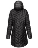 Women's-Thermolite-Long-Hooded-Puffer-Jacket-Parka,-Ultra-Lightweight-Quilted-Thin-Warm-Puffy-Insulated-Winter-Coat-Open-zipper