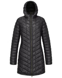 Women's-Thermolite-Long-Hooded-Puffer-Jacket-Parka,-Ultra-Lightweight-Quilted-Thin-Warm-Puffy-Insulated-Winter-Coat-Open-zipper