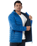 Men's 1.28lb Packable Insulated Jacket with Hood and 3 Pockets - 33,000ft