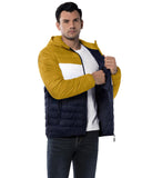 Men's Packable Puffer Jacket with Hood and 3 Pockets - 33,000ft