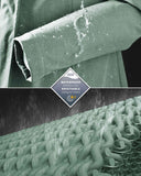 Women's Softshell Long Jacket with Hood Fleece Lined: 8000mm W/P index 1000 Level Breathable - 33,000ft
