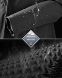 Women's Softshell Long Jacket with Hood Fleece Lined: 8000mm W/P index 1000 Level Breathable - 33,000ft