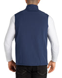 1.2 lbs 8000mm W/P Index Men's Softshell Fleece Lined Vest Outerwear with 7 Pockets - 33,000ft
