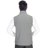 1.2 lbs 8000mm W/P Index Men's Softshell Fleece Lined Vest Outerwear with 7 Pockets - 33,000ft