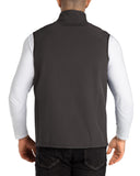 1.2 lbs 8000mm W/P Index Men's Softshell Fleece Lined Vest Outerwear with 7 Pockets - 33,000ft