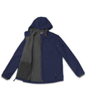 Men's Softshell Jacket Fleece Lined, Water Resistant Winter Warm Shell Jacket Coat Lightweight Outdoor Hiking - 33,000ft