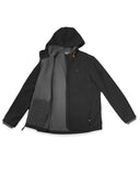 Men's Softshell Jacket Fleece Lined, Water Resistant Winter Warm Shell Jacket Coat Lightweight Outdoor Hiking - 33,000ft