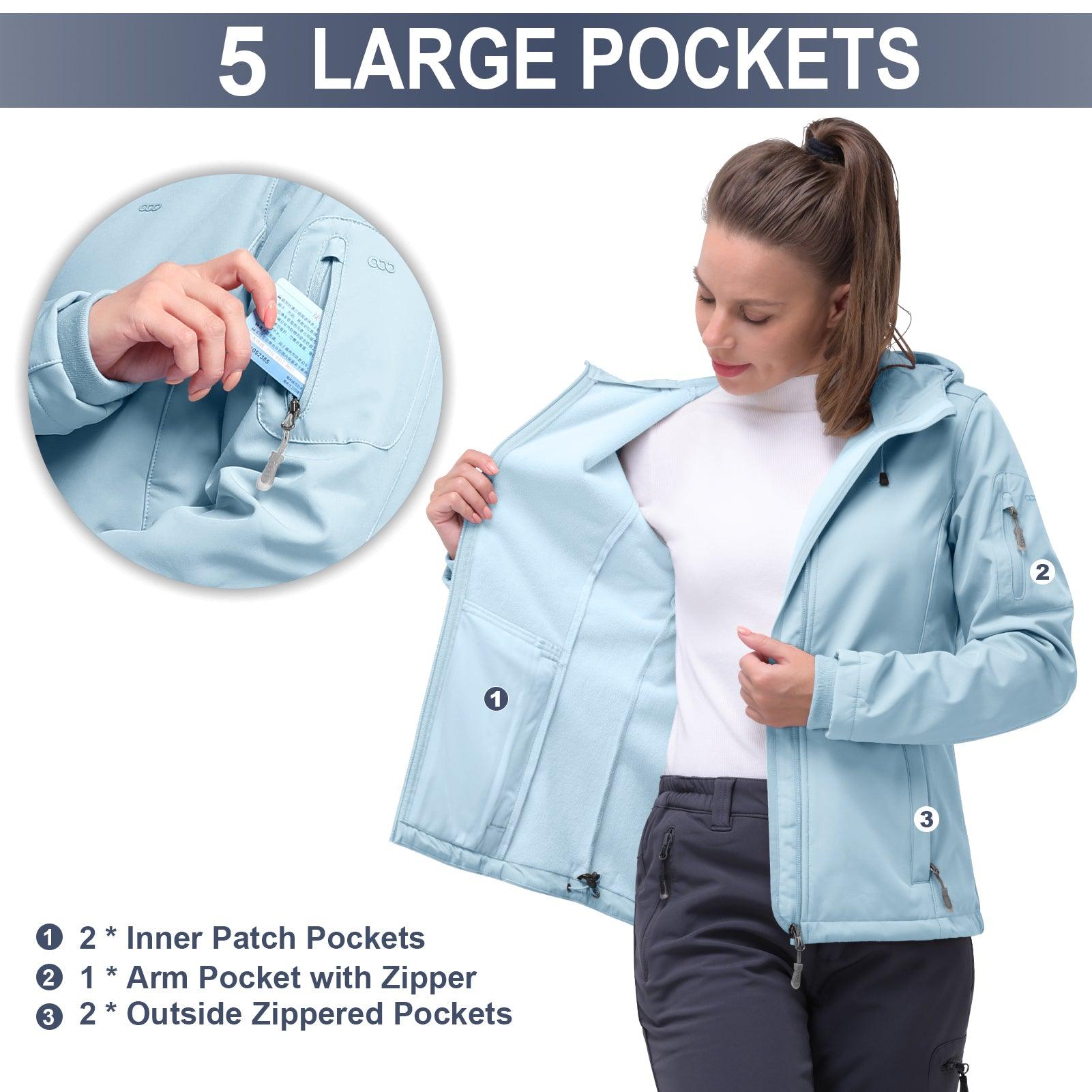 Women's Softshell Fleece Lined Jacket 33,000ft