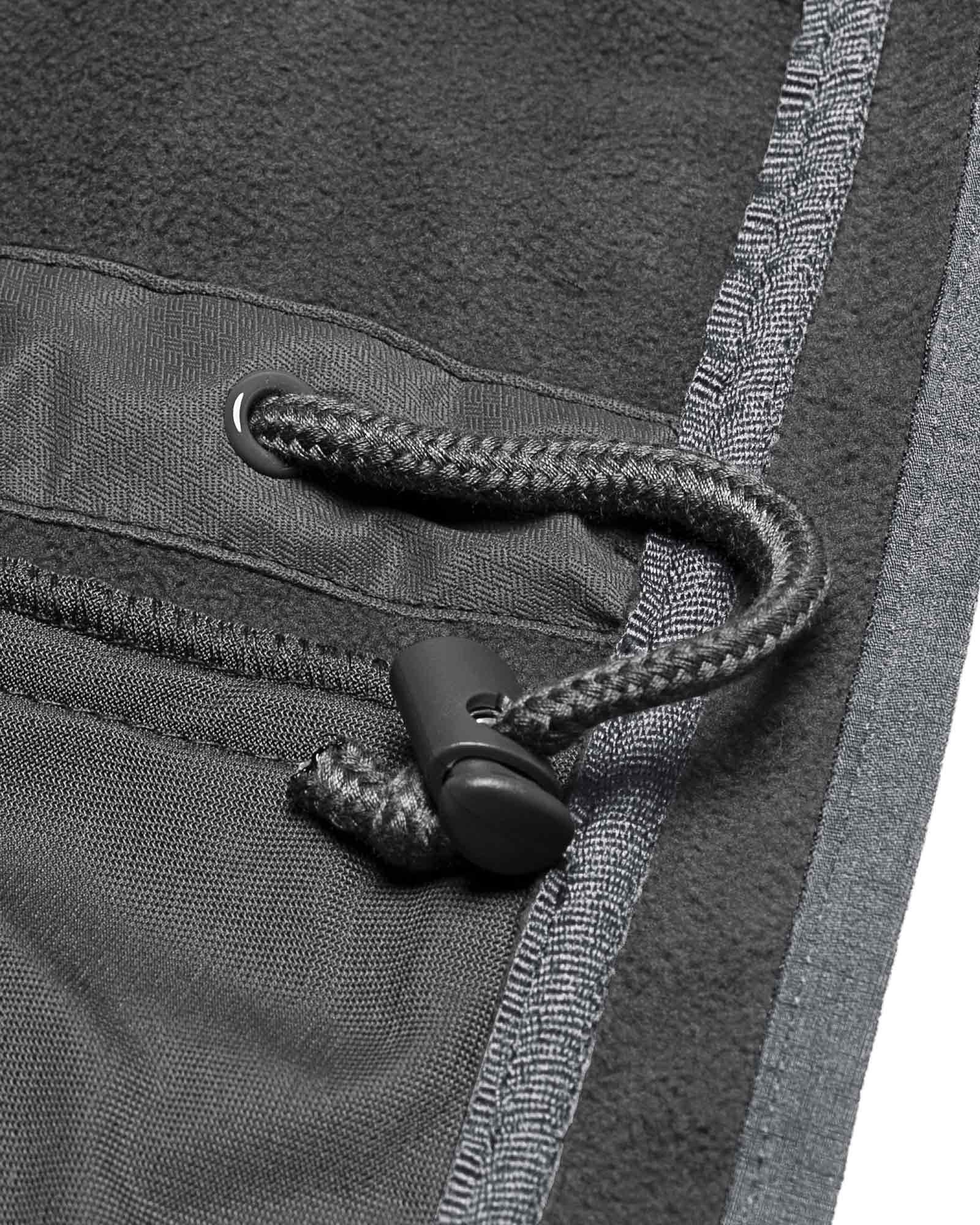 Women's Softshell Long Jacket with Hood Fleece Lined: 8000mm W/P index 1000 Level Breathable - 33,000ft