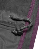 Women's Softshell Long Jacket with Hood Fleece Lined: 8000mm W/P index 1000 Level Breathable - 33,000ft