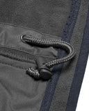 Women's Softshell Long Jacket with Hood Fleece Lined: 8000mm W/P index 1000 Level Breathable - 33,000ft