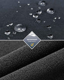 1.2 lbs 8000mm W/P Index Men's Softshell Fleece Lined Vest Outerwear with 7 Pockets - 33,000ft