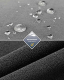 1.2 lbs 8000mm W/P Index Men's Softshell Fleece Lined Vest Outerwear with 7 Pockets - 33,000ft