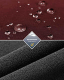 1.2 lbs 8000mm W/P Index Men's Softshell Fleece Lined Vest Outerwear with 7 Pockets - 33,000ft