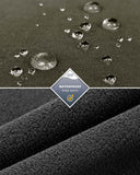 1.2 lbs 8000mm W/P Index Men's Softshell Fleece Lined Vest Outerwear with 7 Pockets - 33,000ft