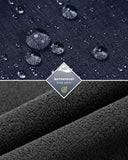 1.2 lbs 8000mm W/P Index Men's Softshell Fleece Lined Vest Outerwear with 7 Pockets - 33,000ft