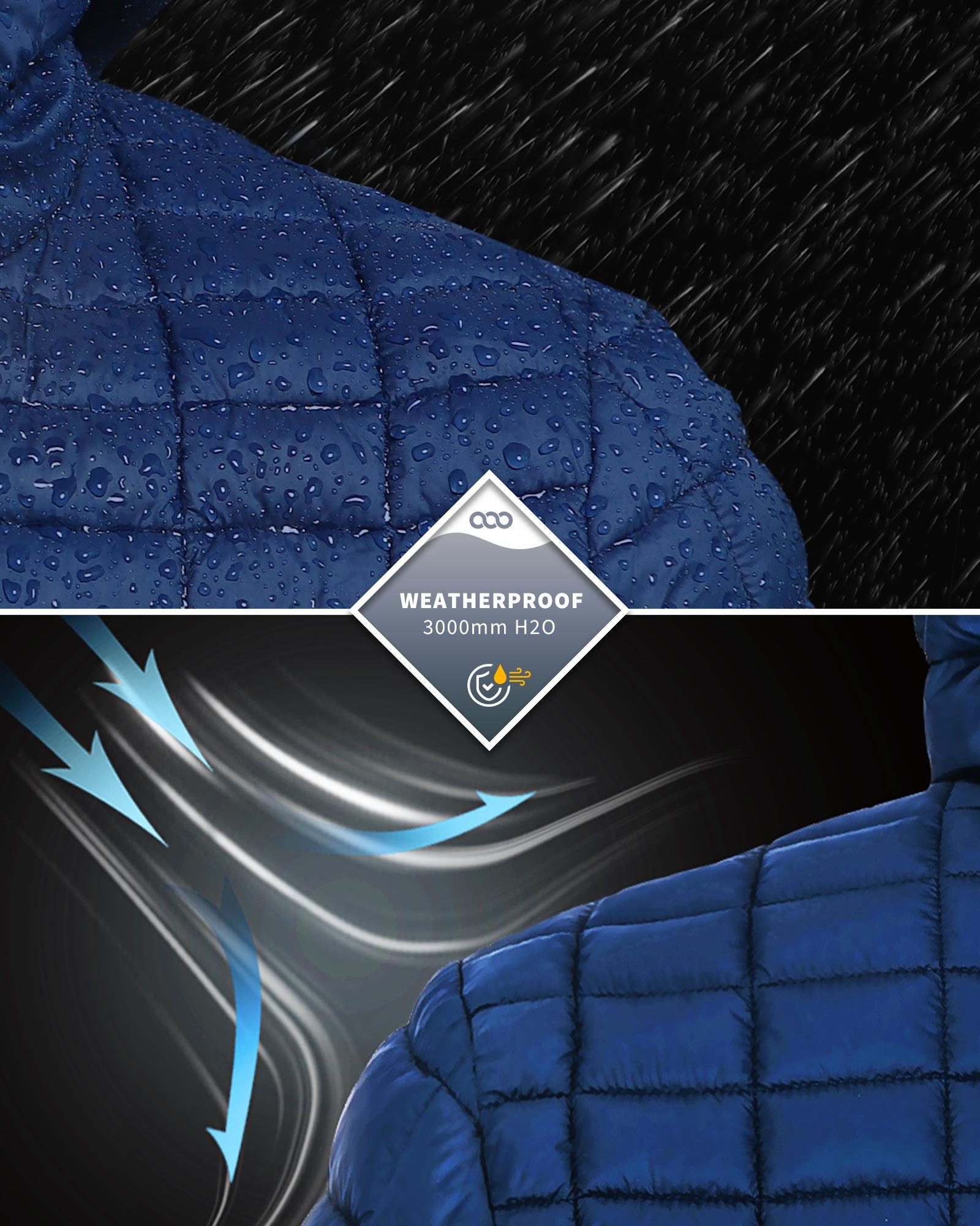 Men's 1.32lb Thermoliter™ Down Hoodie with 5 Pockets - 33,000ft