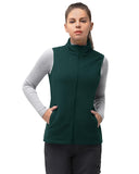 Women’s 0.82 lbs Fleece Gilet Vest Outerwear with 4 Deep Pockets