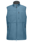 1.2 lbs 8000mm W/P Index Men's Softshell Fleece Lined Vest Outerwear with 7 Pockets