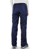Women's Rain Pants with Reflective and Adjustable Design: 0.55 lbs 5000mm W/P Index 5000 Level Breathable