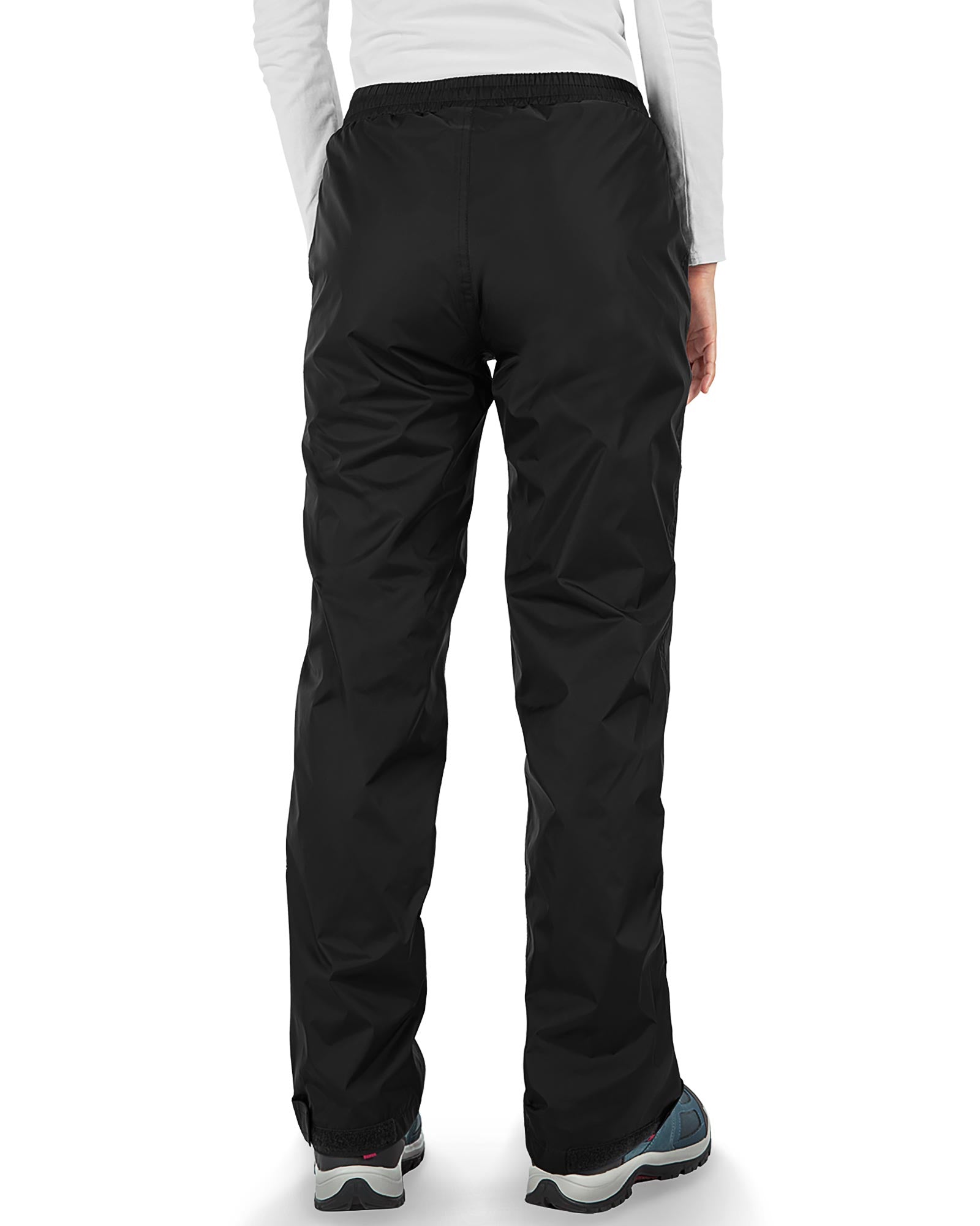 Women's Rain Pants with Reflective and Adjustable Design: 0.55 lbs