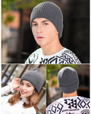 33,000ft Beanie for Men Women Cuffed Thick Knitted Unisex Winter Hat Beanies Skull Cap