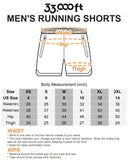 Men's  7'' running short with 2 zipper pockets