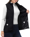 Women’s 0.82 lbs Fleece Gilet Vest Outerwear with 4 Deep Pockets