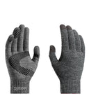 33,000ft Winter Gloves for Men - Upgraded Touch Screen Cold Weather Thermal Warm Knit Glove for Running