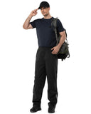 5000mm W/P Index 3000 Level Breathable Men's Rain Pant with 3 Pockets and Reflective Design