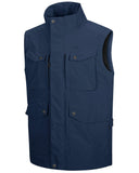 Men's 1.59 lbs Travel Gilet Vest Outerwear with 11 Multi-Pockets for Fishing Summer Outdoor
