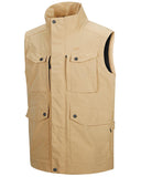 Men's 1.59 lbs Travel Vest Outerwear with 11 Multi-Pockets for Fishing Summer Outdoor 33,000ft