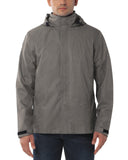 1.34 lbs/10000 mmH2O Index/5000 Level Breathable  Men's Rain Jacket with 2 Multi Pockets 33,000ft