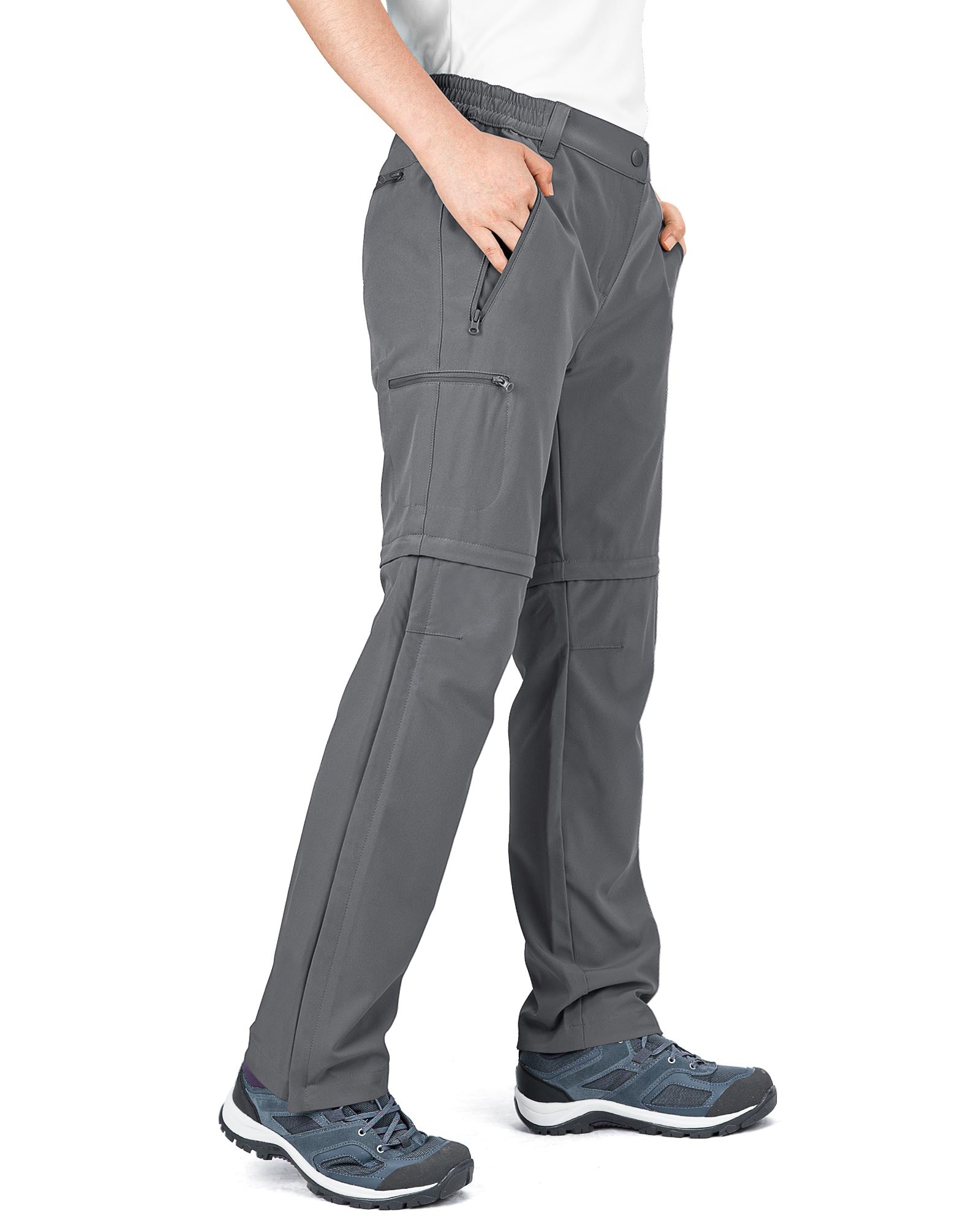 Women's Convertible Zip-Off Hiking Pants with 4 Pockets – 33,000ft