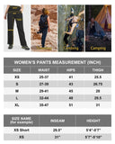 Women's Rain Pant Lightweight Breathable Waterproof Hiking Pants Reflective Windproof for Golf Hiking Outdoor 33,000ft