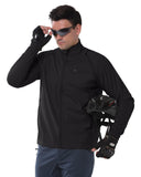 Men's Cycling Jacket Long Sleeve, Waterproof Running Bike Vest Outerwear Reflective Windproof Sleeveless Jacket