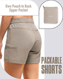 Women's Packable 5" Hiking Shorts with 4 Pockets