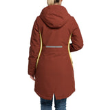 Women's Parka Coat With Hood, Long Insulated Military Jacket Thermal Thickened Windproof Winter Coat 33,000ft