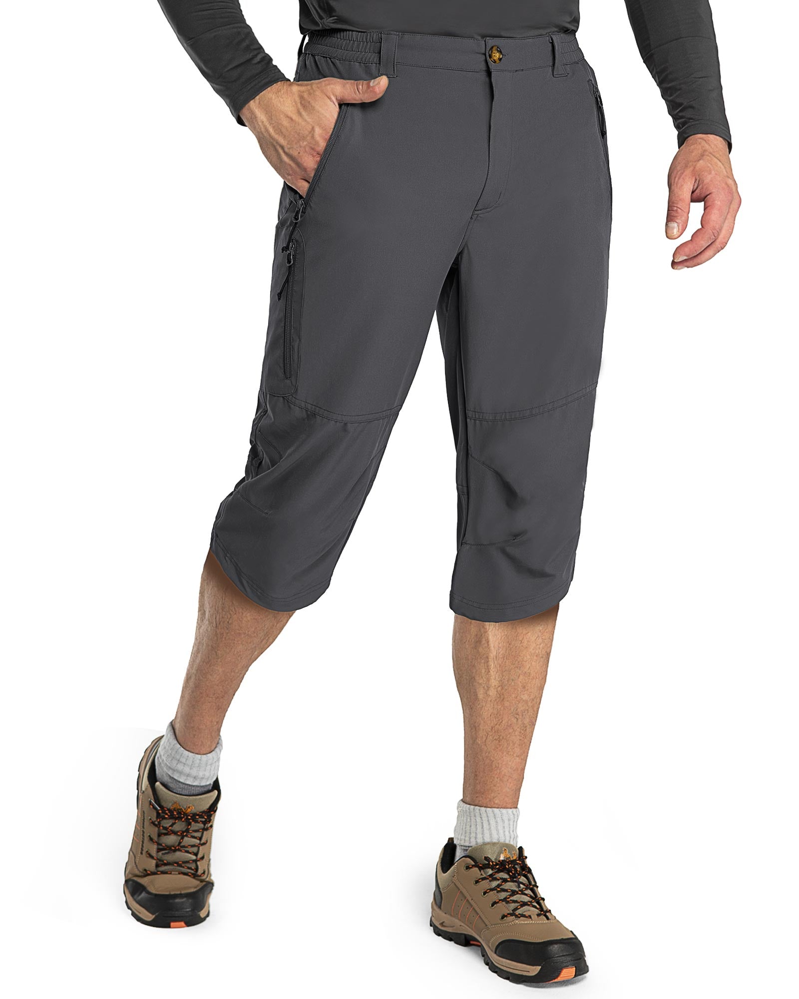 Summer Cotton Mens Cropped Mens Capri Pants Solid Calf Length Capri Mens  Capri Pants With Elastic Waistband For Casual Wear YZ238l From Lqbyc,  $13.85 | DHgate.Com