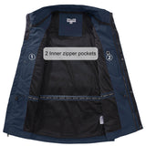 Men's 1.59 lbs Travel Vest Outerwear with 11 Multi-Pockets for Fishing Summer Outdoor 33,000ft