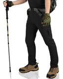 Men's Water Resistant Hiking Cargo Pants with 6 Pockets