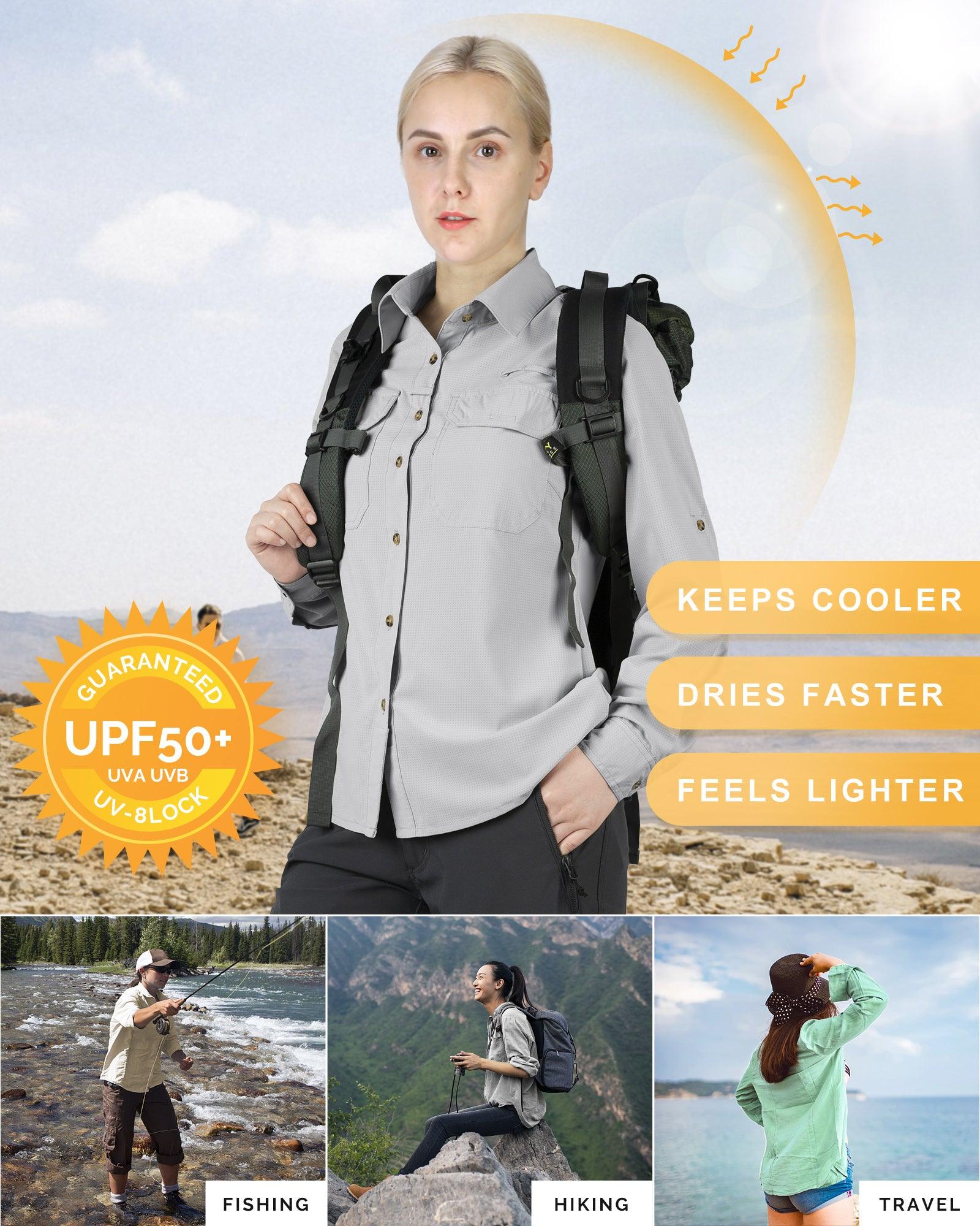 Women's Sun Protection Cooling Long Sleeve Shirt – 33,000ft