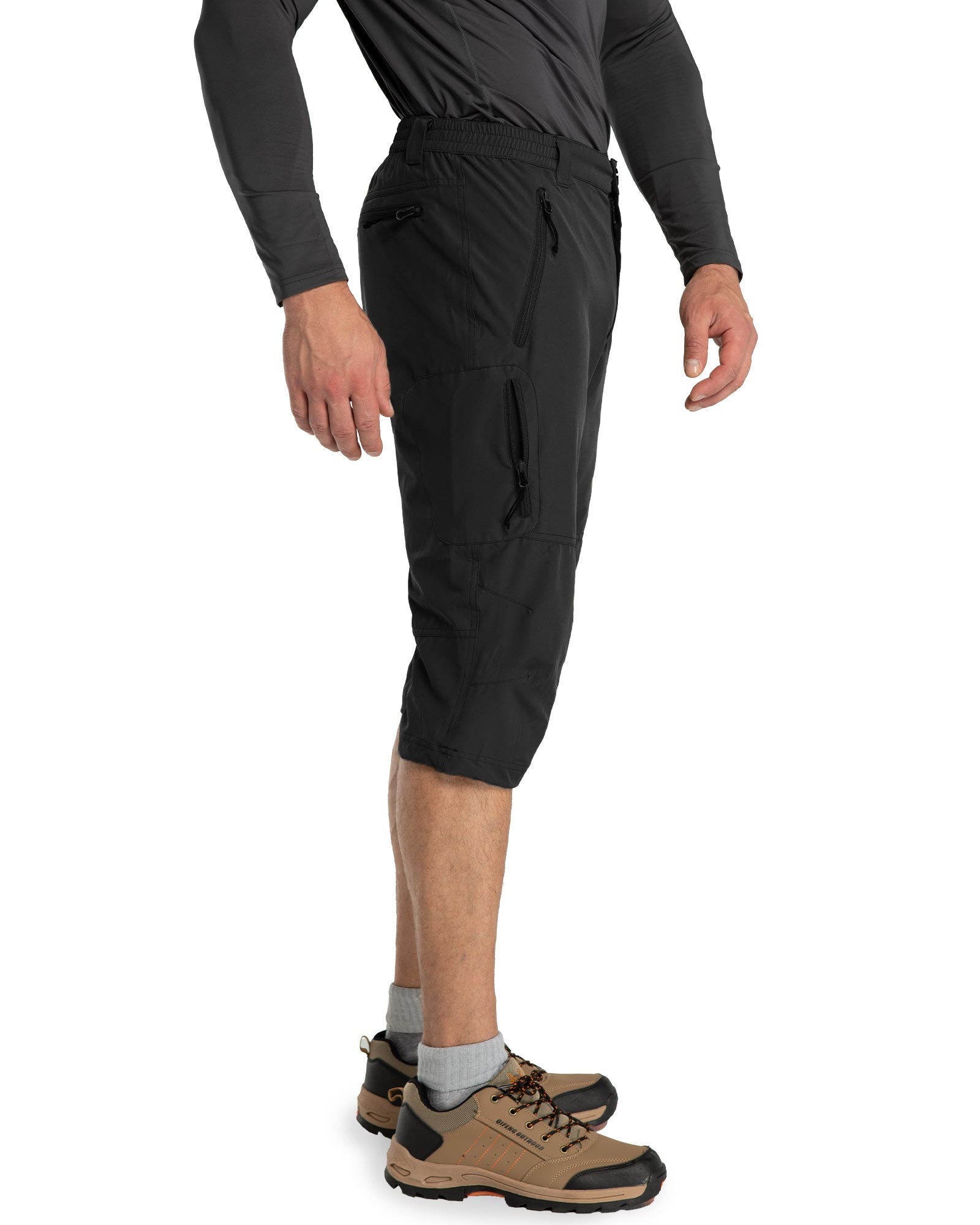 Abetteric Men's Summer 3/4 Oversize Cotton Capri Pants Short Khaki XL :  Amazon.in: Clothing & Accessories