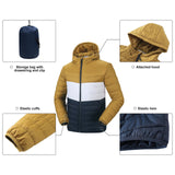Men's Packable Puffer Jacket with Hood and 3 Pockets - 33,000ft