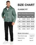 Men's 1.28lb Packable Insulated Jacket with Hood and 3 Pockets - 33,000ft