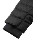 Women's Thermolite Long Hooded Puffer Jacket with 3 Pockets: 2.09 lbs/ 3000 mmH2O Index - 33,000ft